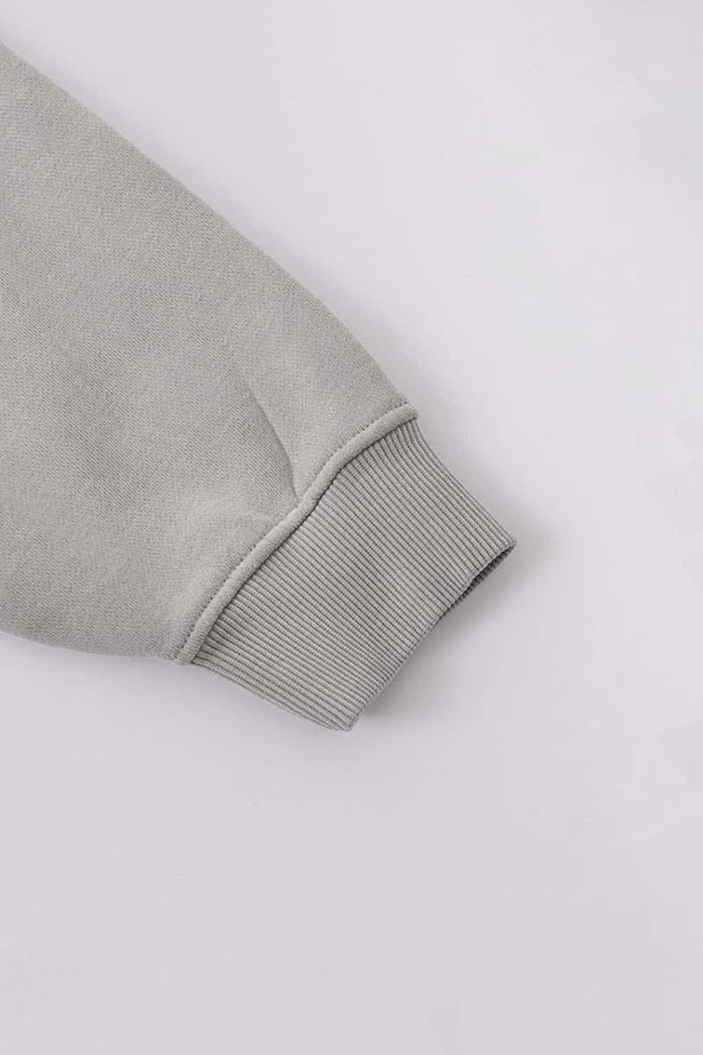 High Street Vintage Print Fleece-Lined Zip-Up Hoodie