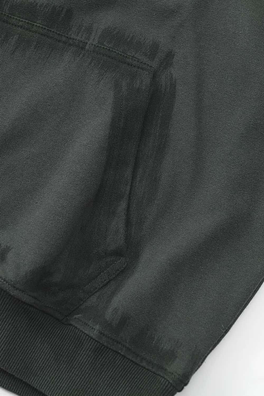 High Street Drop Shoulder Hoodie with Loose Fit and Blurred Print for Couples