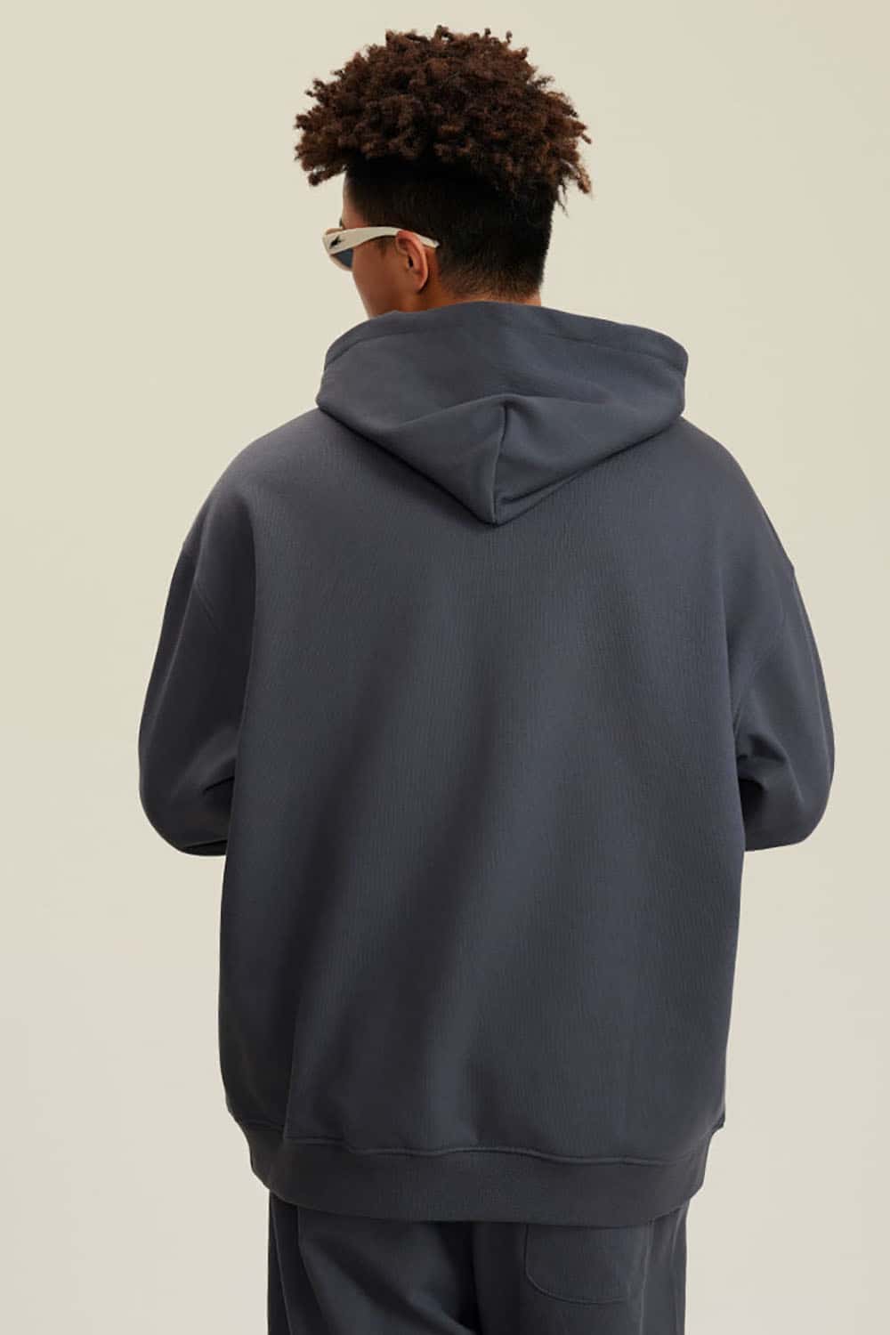 Heavyweight Solid Color Fleece-Lined Hoodie