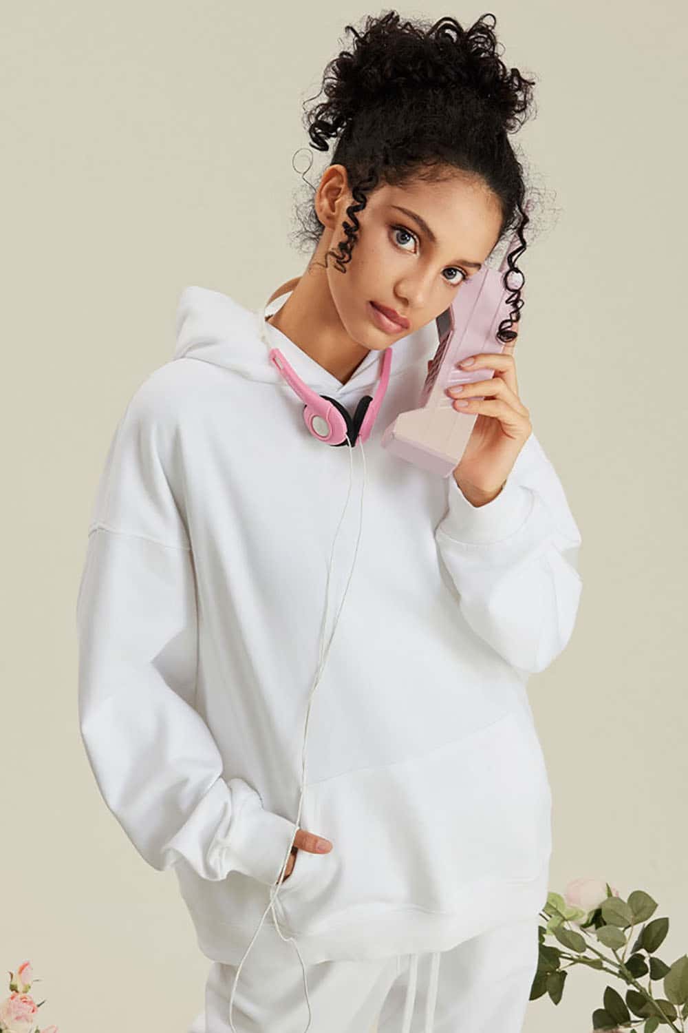 Heavyweight Solid Color Fleece-Lined Hoodie