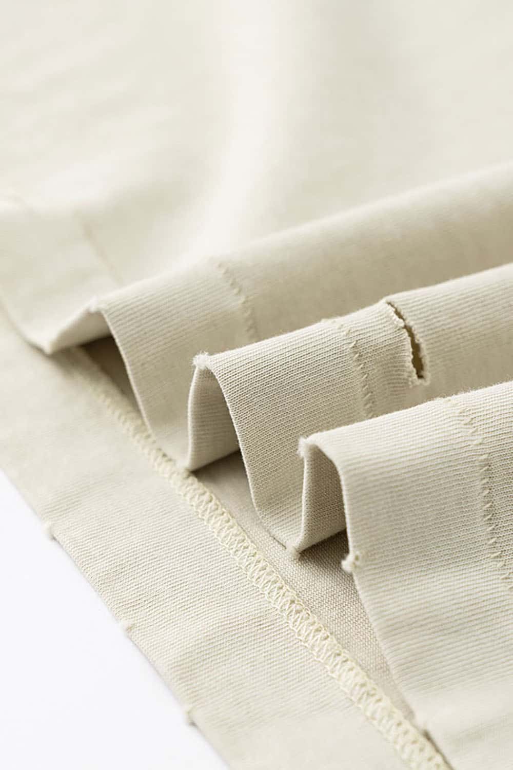 Distressed Cotton Sleeveless Gender-Neutral Tank Top with Raw Edges