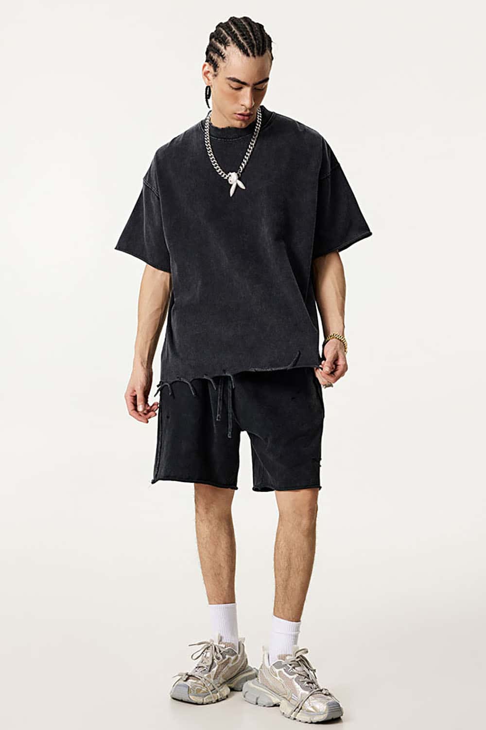 Wasteland Breeze Distressed Oversized Short Sleeve Tee