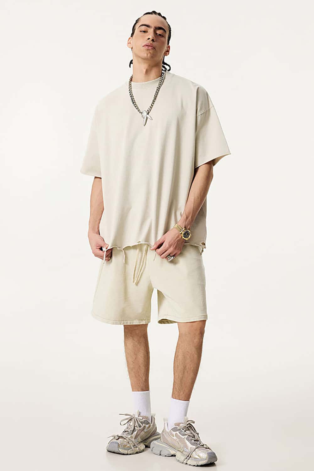 Wasteland Breeze Distressed Oversized Short Sleeve Tee