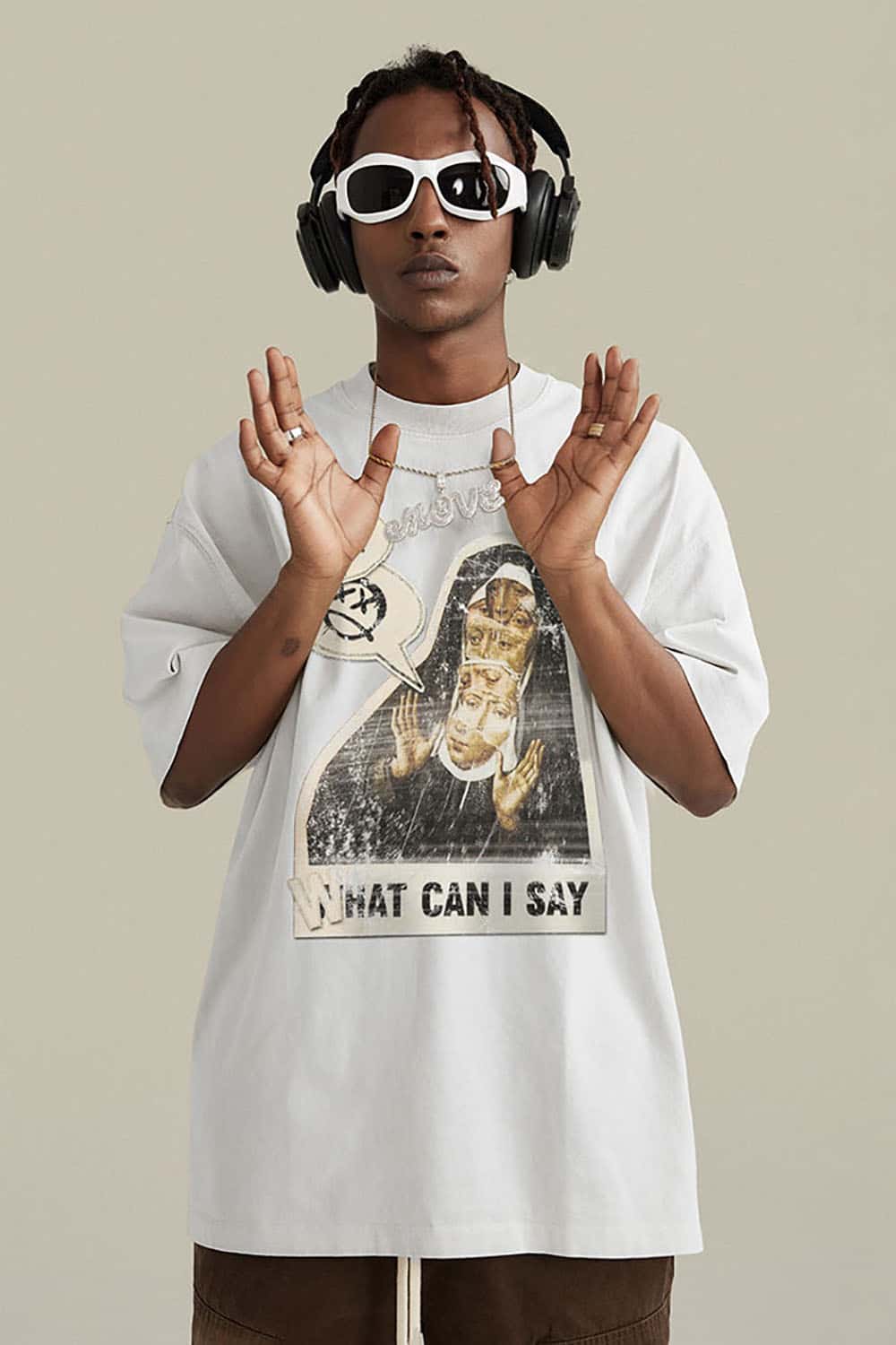 Dark Humor Illustrated Vintage Heavyweight Streetwear Tee
