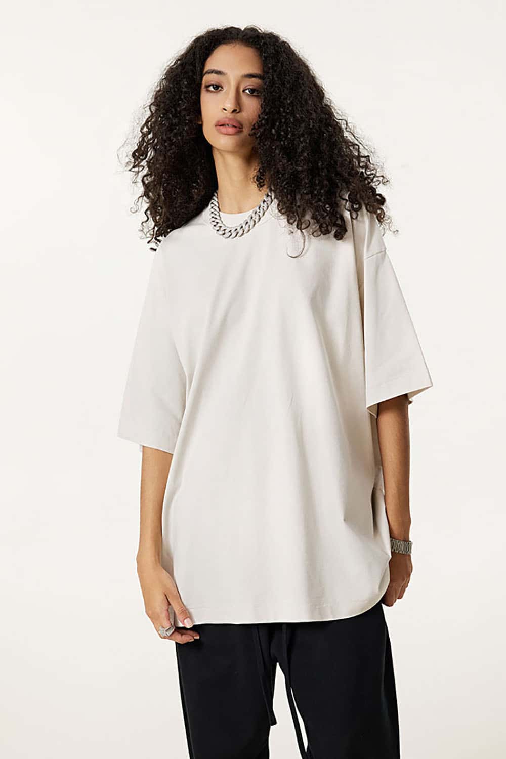 Quick-Dry Sports Tee with Sun Protection and Small Collar in Solid Color