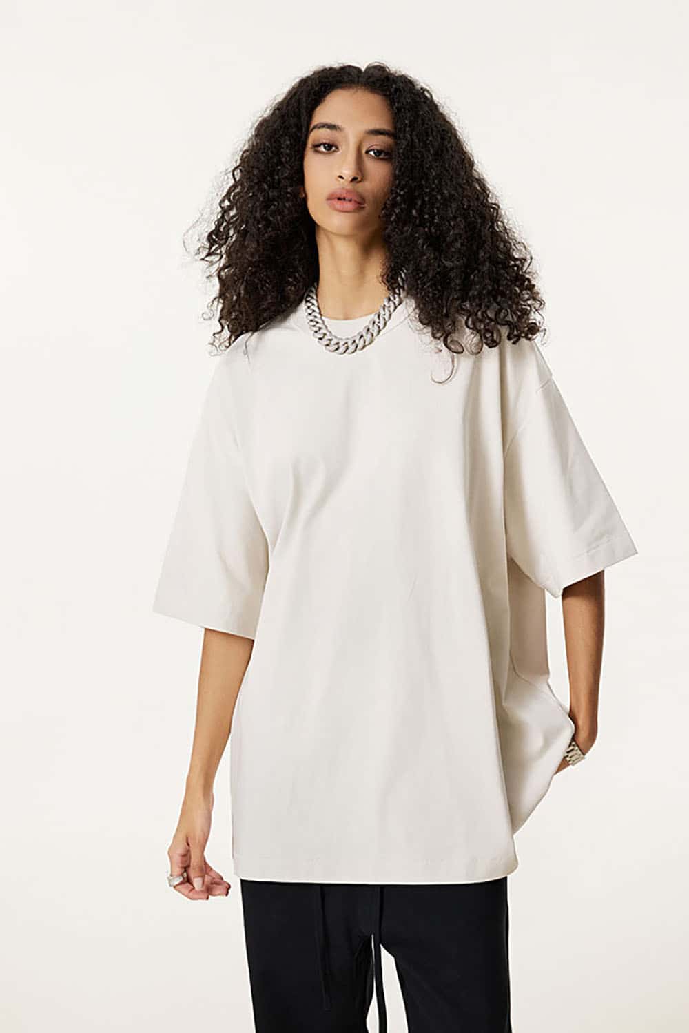 Quick-Dry Sports Tee with Sun Protection and Small Collar in Solid Color