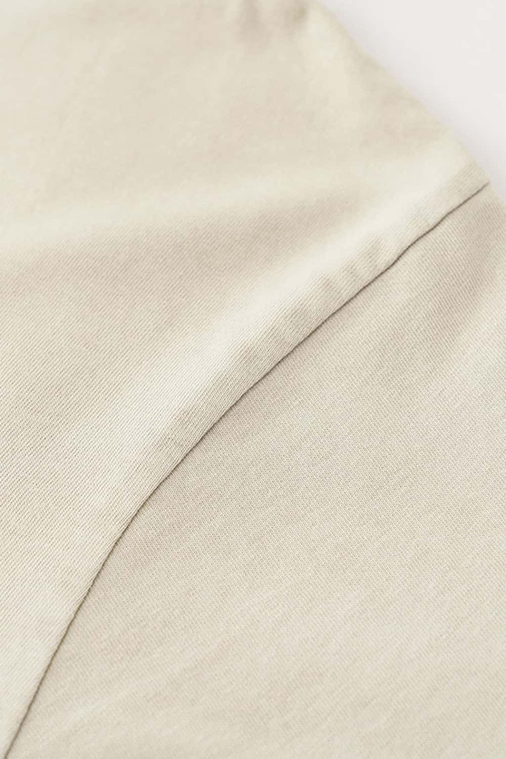 Casual Reverse Seam Washed Short Sleeve T-Shirt