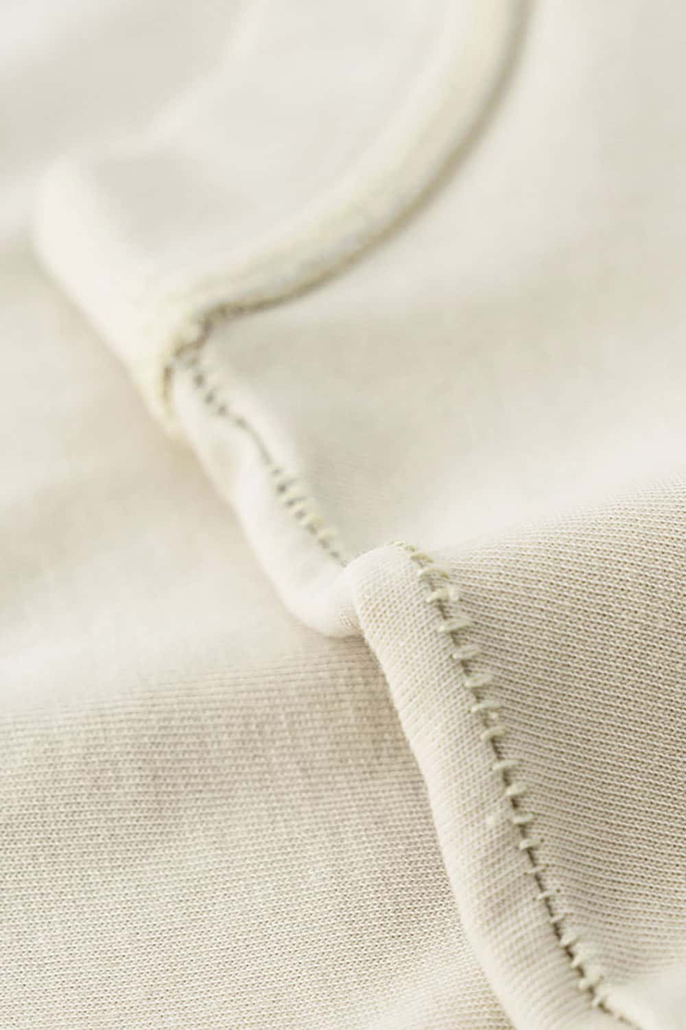 Casual Reverse Seam Washed Short Sleeve T-Shirt