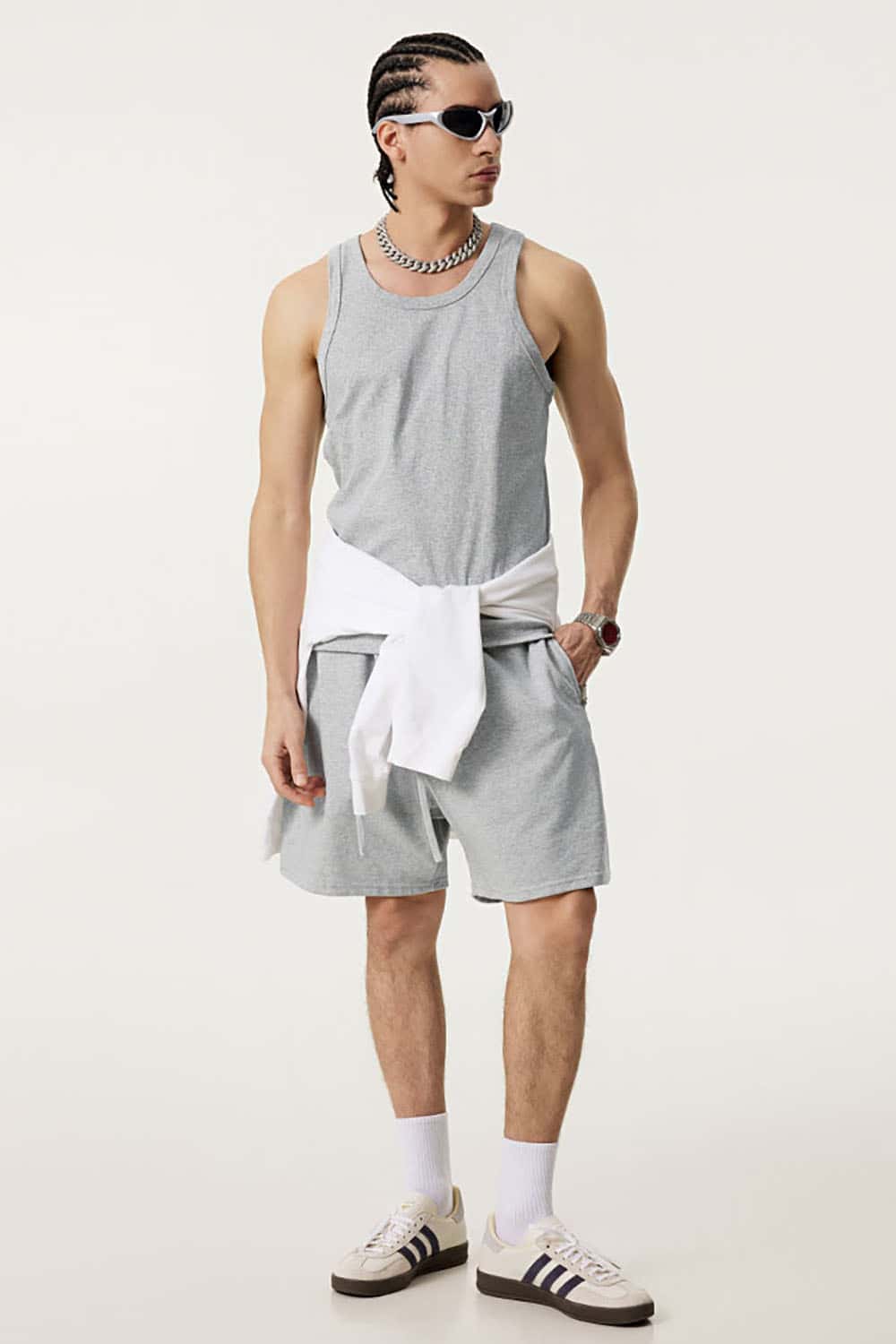 Lightweight Athletic Tank Top - Loose Fit Casual Workout Vest
