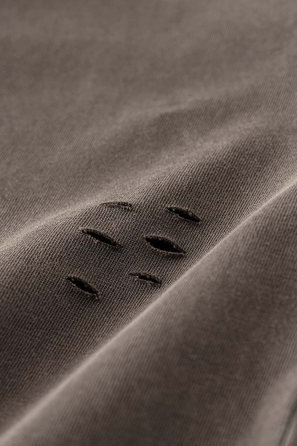 Heavyweight Washed Distressed Vintage Reverse Seam Short Sleeve T-Shirt