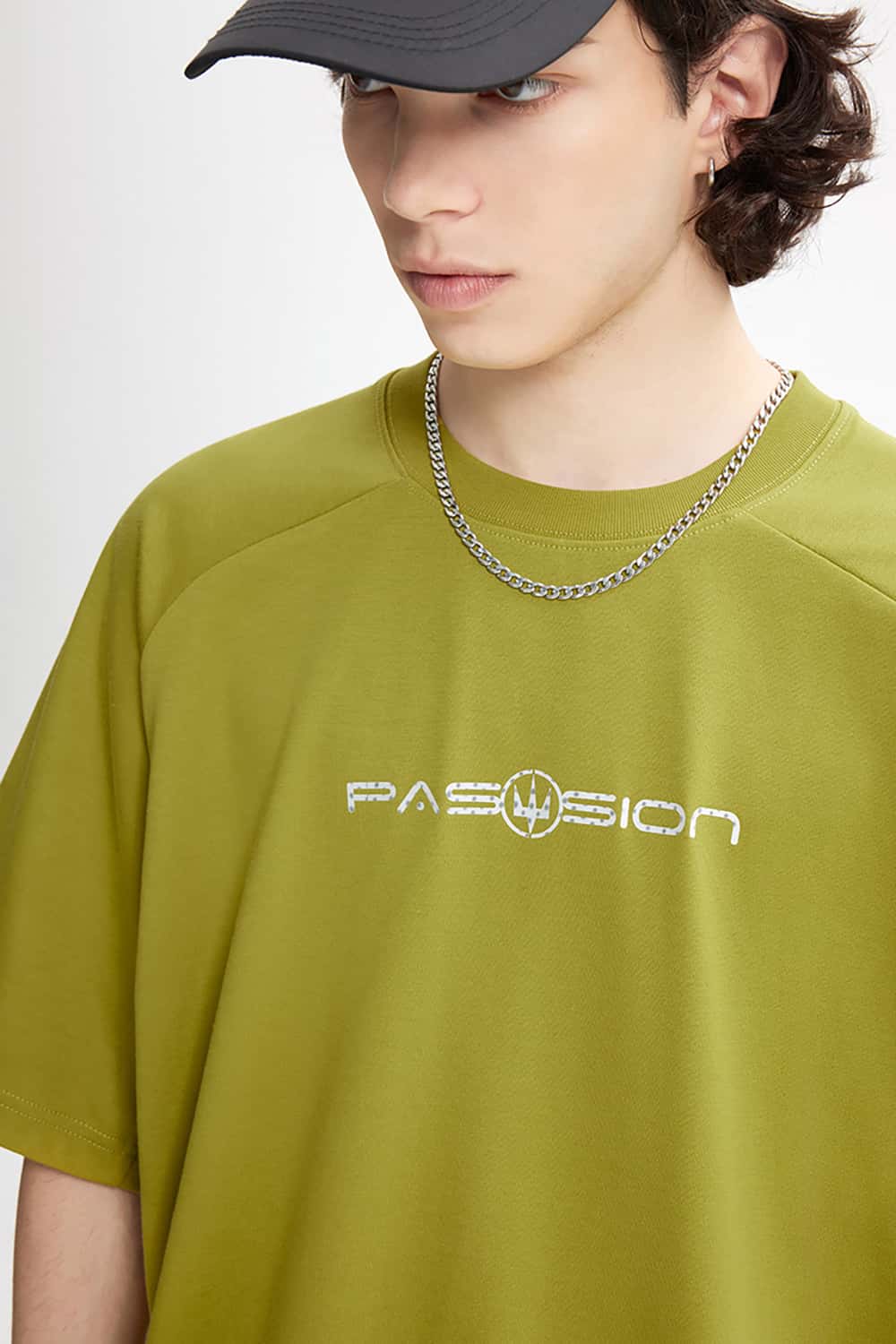 3D Tech Print T-Shirt with Six-in-One Functional Design and Short Sleeves