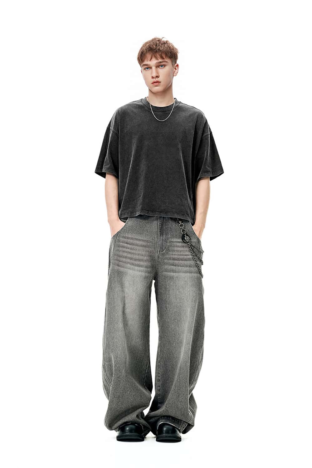Vintage Washed 270g Heavy Cotton Short Sleeve T-Shirt
