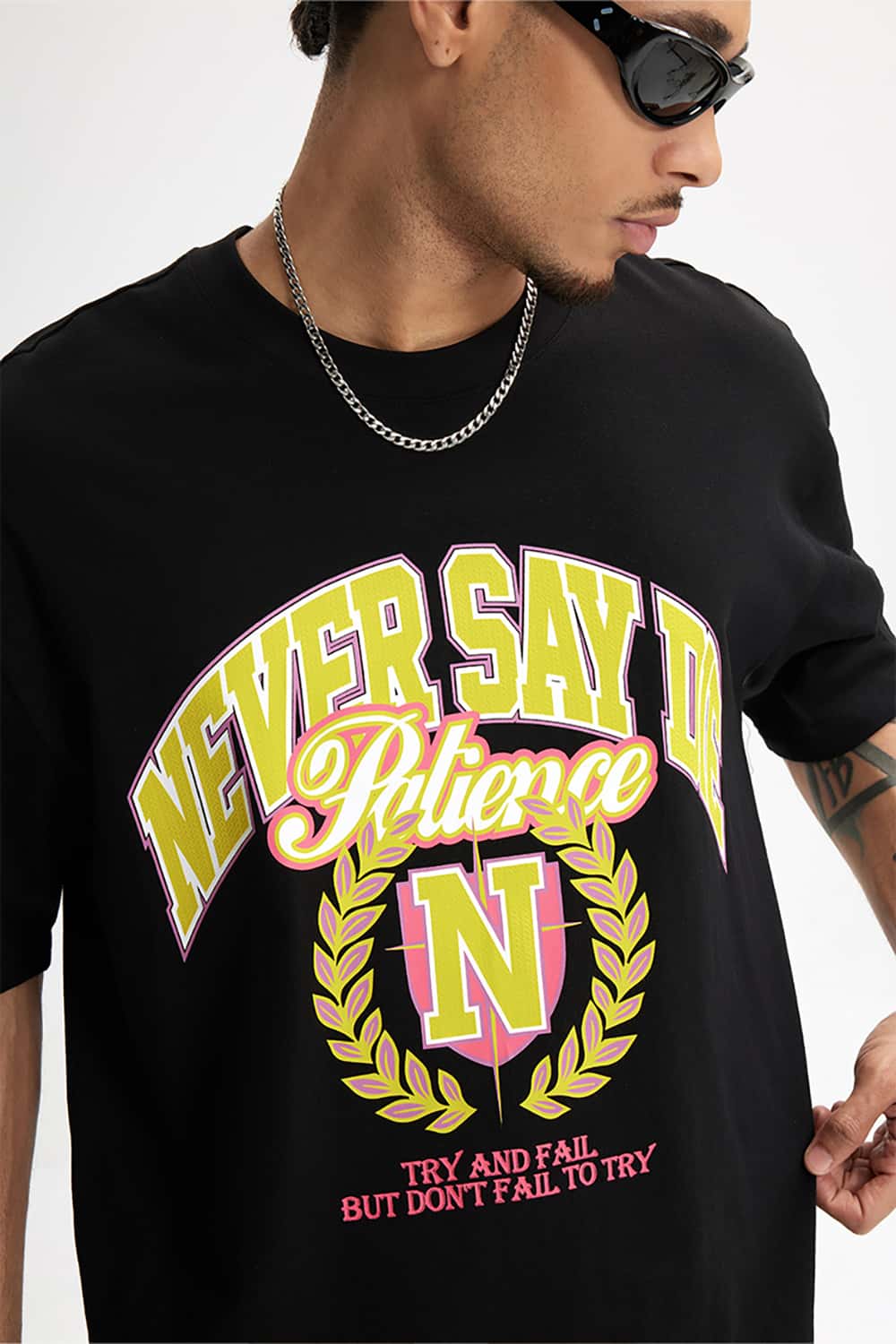Velvet Faux Pearl Print Loose Short Sleeve T-Shirt