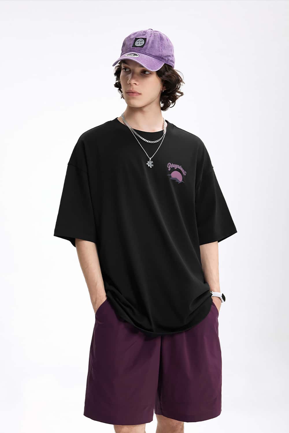Streetwear Casual Loose Short Sleeve Printed T-Shirt