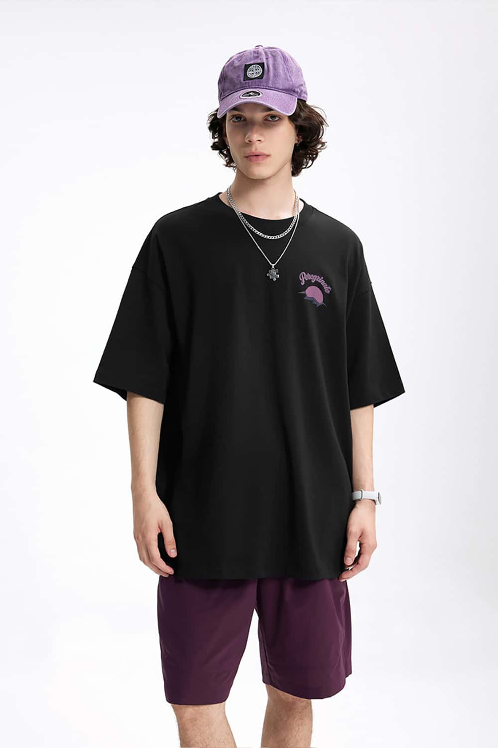 Streetwear Casual Loose Short Sleeve Printed T-Shirt