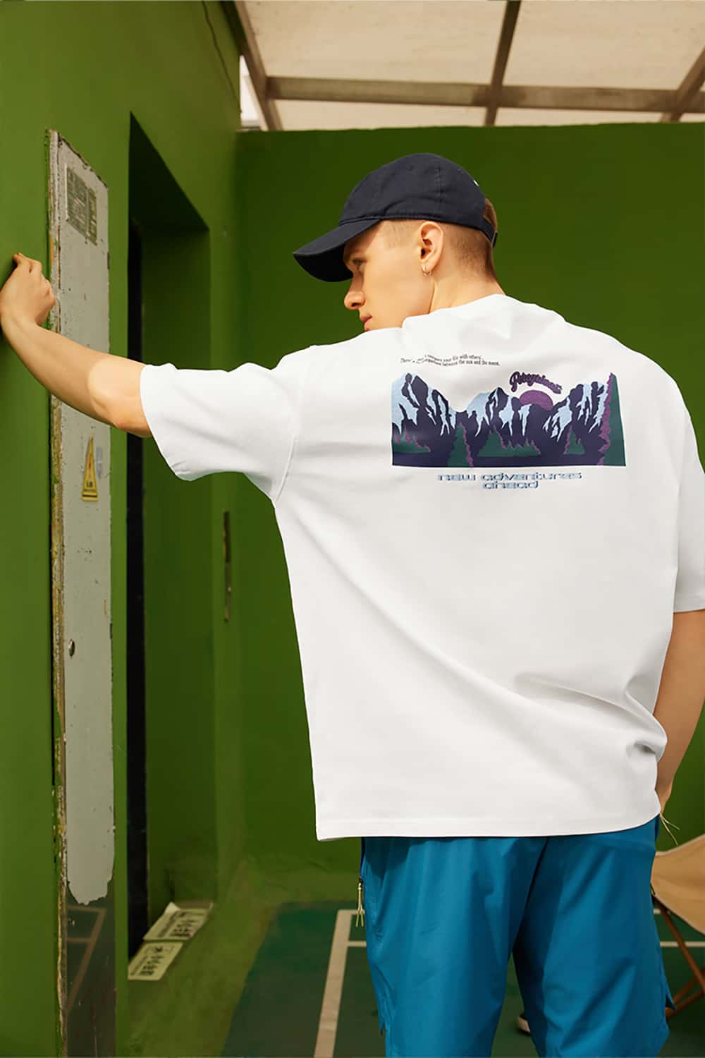 Streetwear Casual Loose Short Sleeve Printed T-Shirt