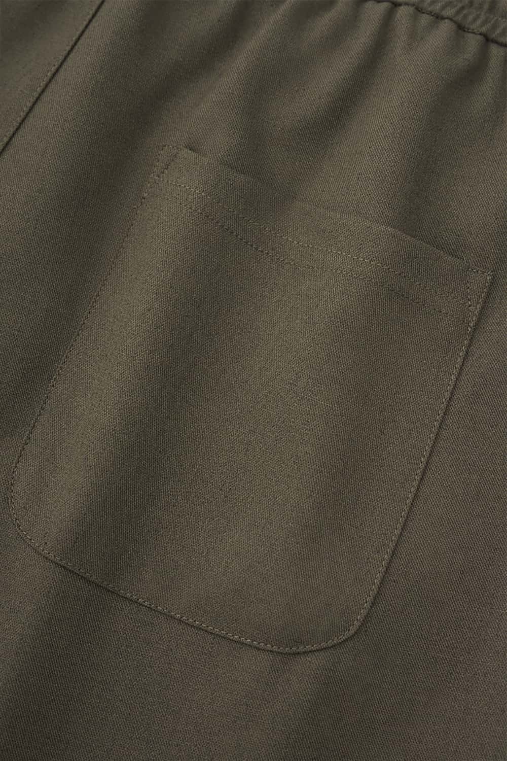 Linen Straight-Leg Pants - Casual Loose-Fit Solid Color Long Trousers