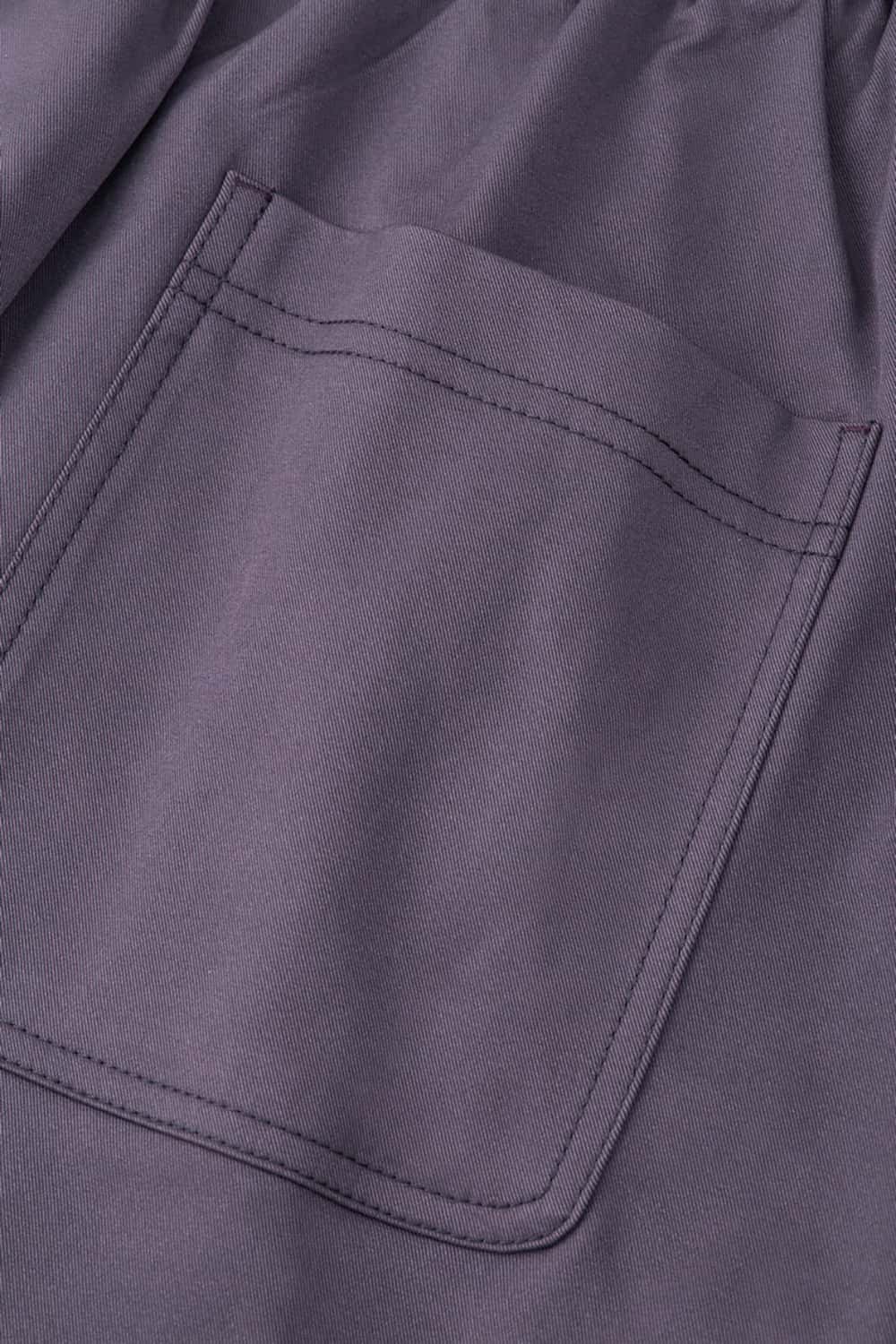 Three-Quarter Length Logger Cargo Shorts - Loose Casual Shorts with Rivet Detail