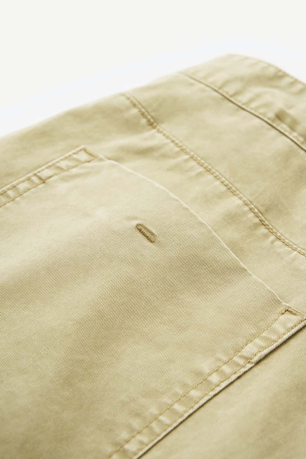 Washed Baggy Cargo Pants - Wide Leg Casual Trousers