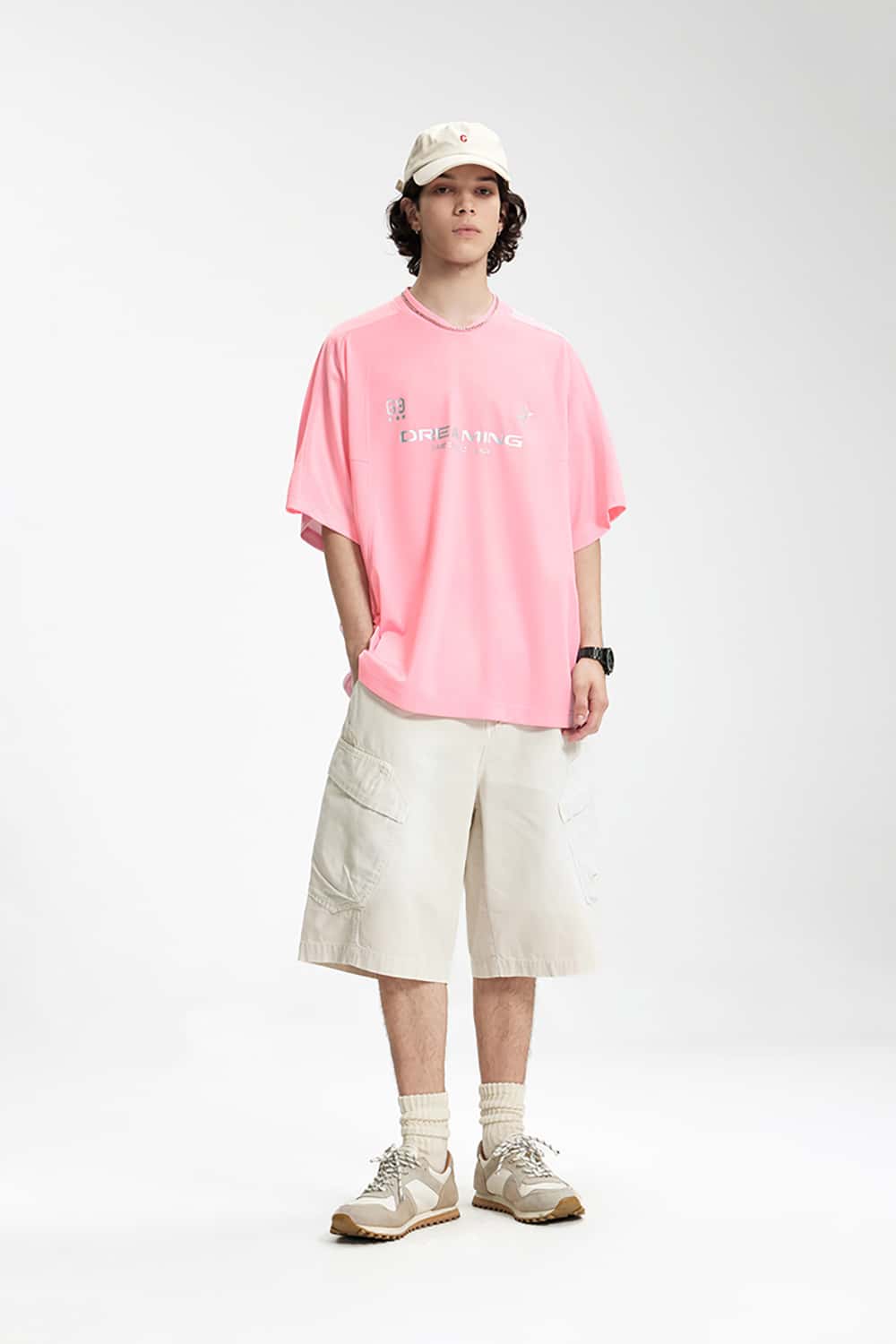 Vintage Sports Silver Foil T-Shirt - Jersey Style Short Sleeve