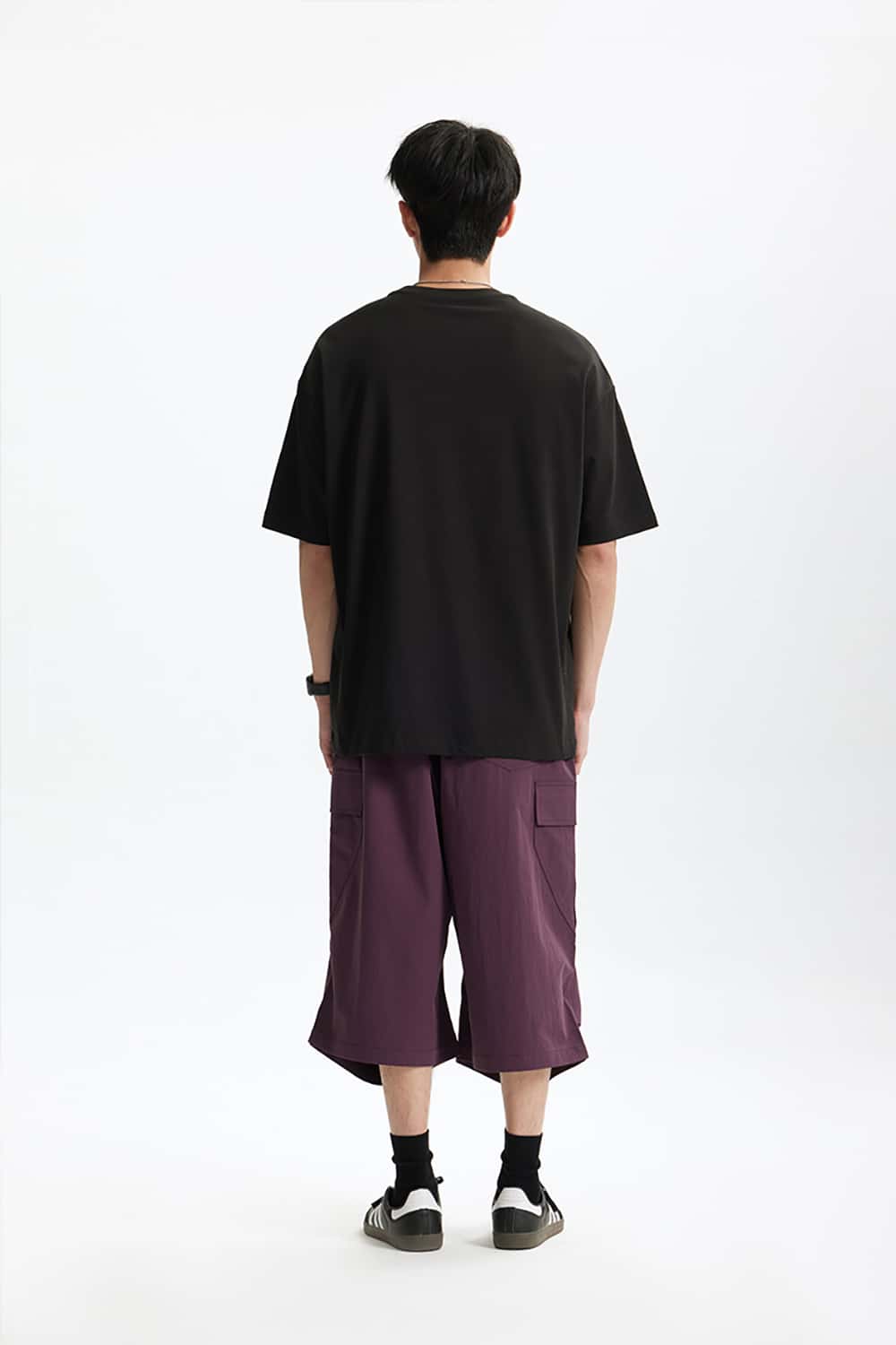 Vintage Tennis Print T-Shirt - Loose Round Neck Short Sleeve