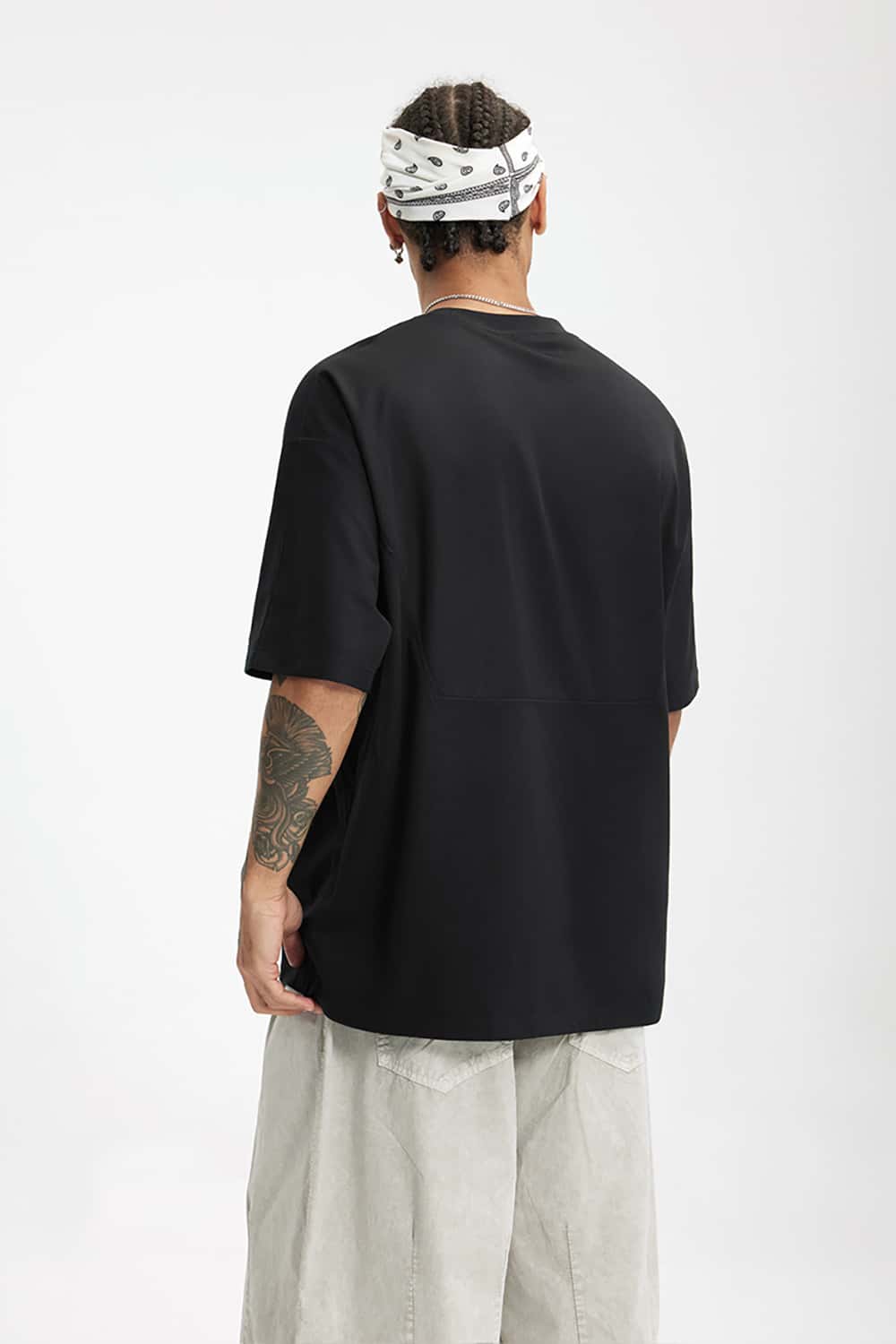 Tech-Inspired Transparent Letter Print T-Shirt - Six-in-One Sports Short Sleeve