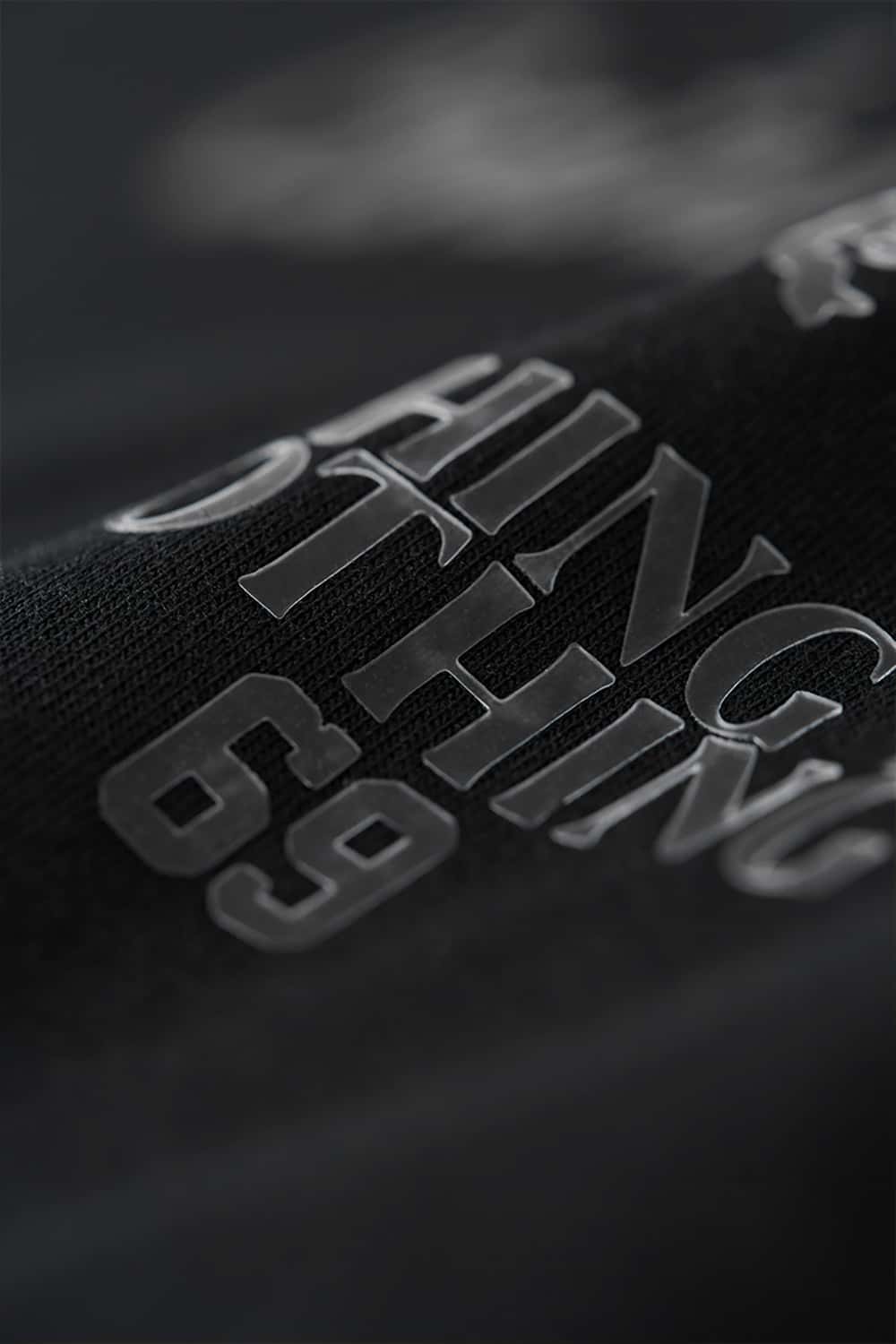 Tech-Inspired Transparent Letter Print T-Shirt - Six-in-One Sports Short Sleeve