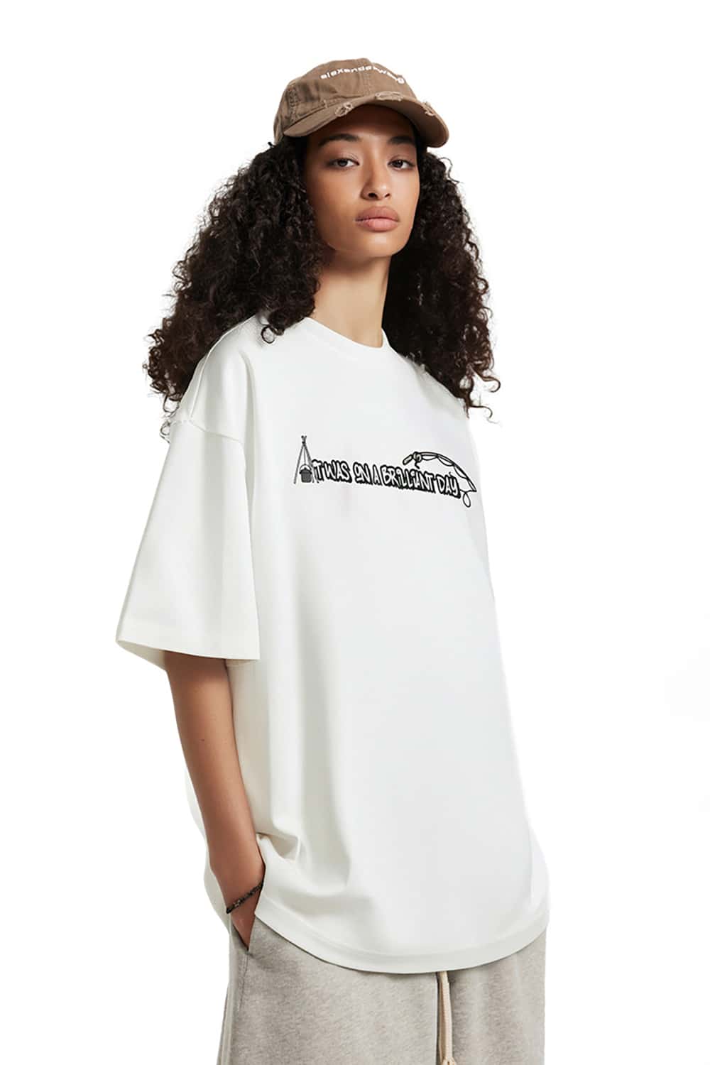 Outdoor Camping Fishing Print T-Shirt with Sorona Cool Feel Short Sleeve