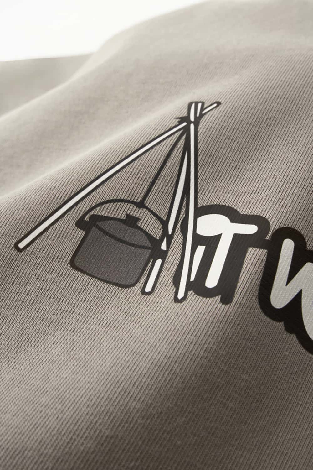 Outdoor Camping Fishing Print T-Shirt with Sorona Cool Feel Short Sleeve