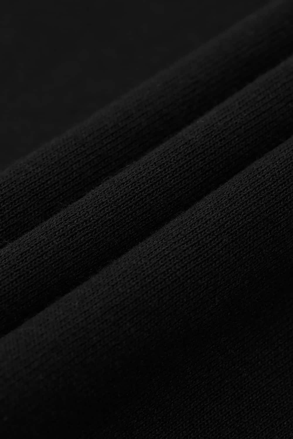 Thick Letter Print T-Shirt - Loose Streetwear Short Sleeve