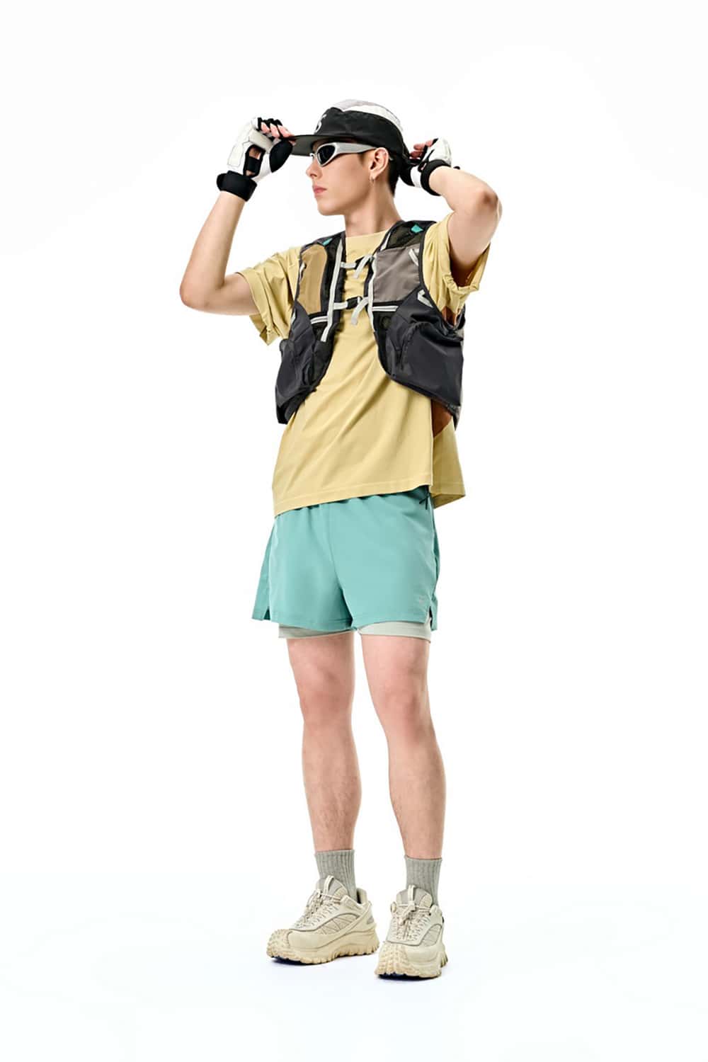 2-in-1 Breathable Sports Shorts - Lightweight Outdoor UPF50+ Sun Protection