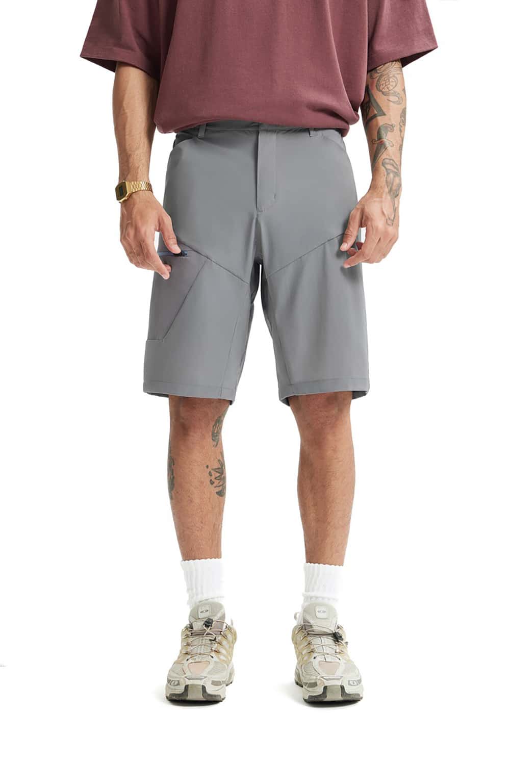 Moisture-Wicking Cycling Sports Shorts - Outdoor Quick-Dry Slim Fit