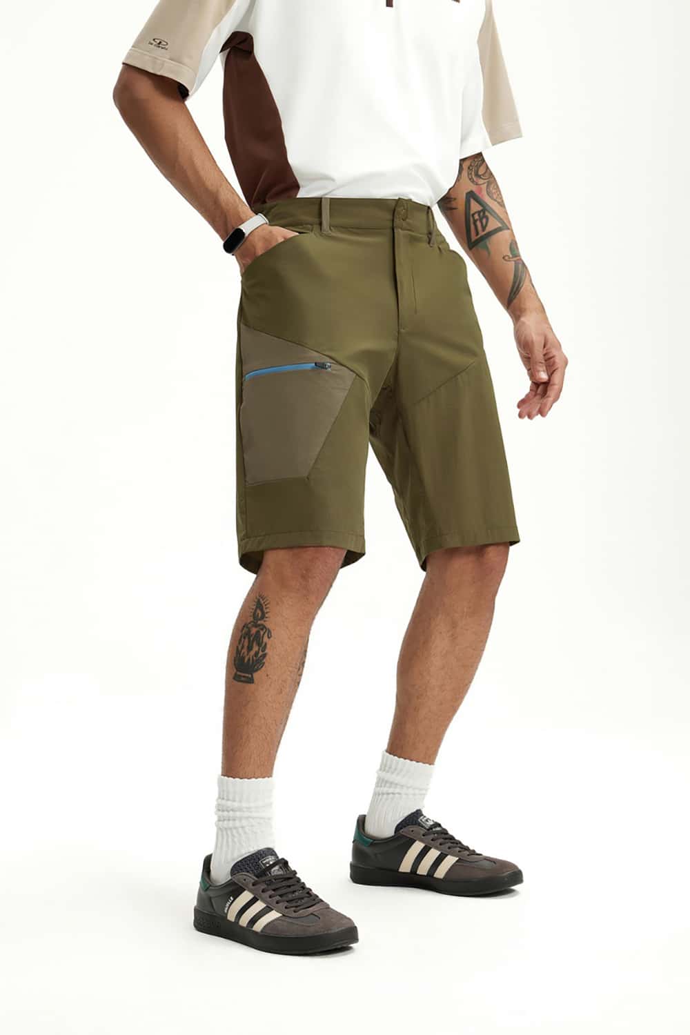 Moisture-Wicking Cycling Sports Shorts - Outdoor Quick-Dry Slim Fit