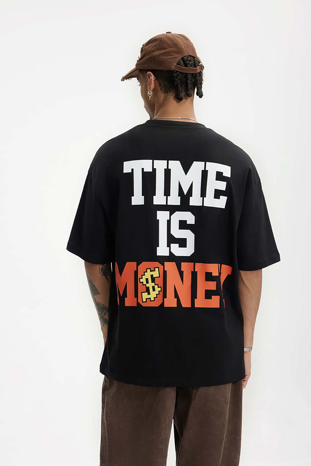 Glow-in-the-Dark Doberman Print T-Shirt - Street Style Loose Short Sleeve