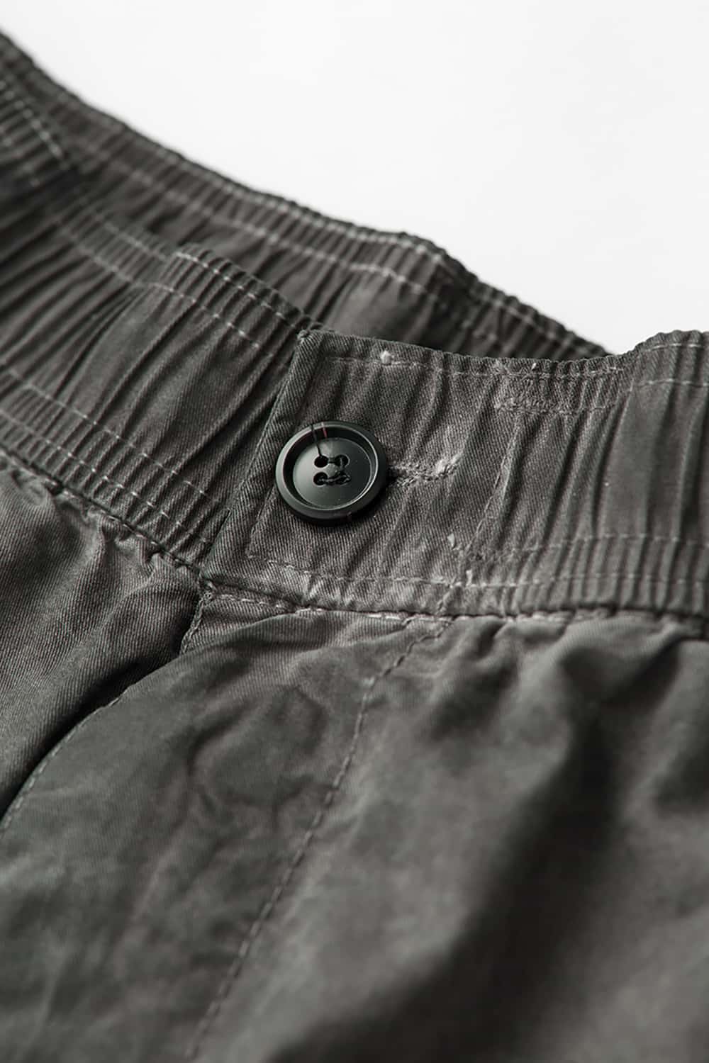 Heavy Washed Cargo Pants with Vintage Pockets - Loose Wide-Leg Casual Trousers