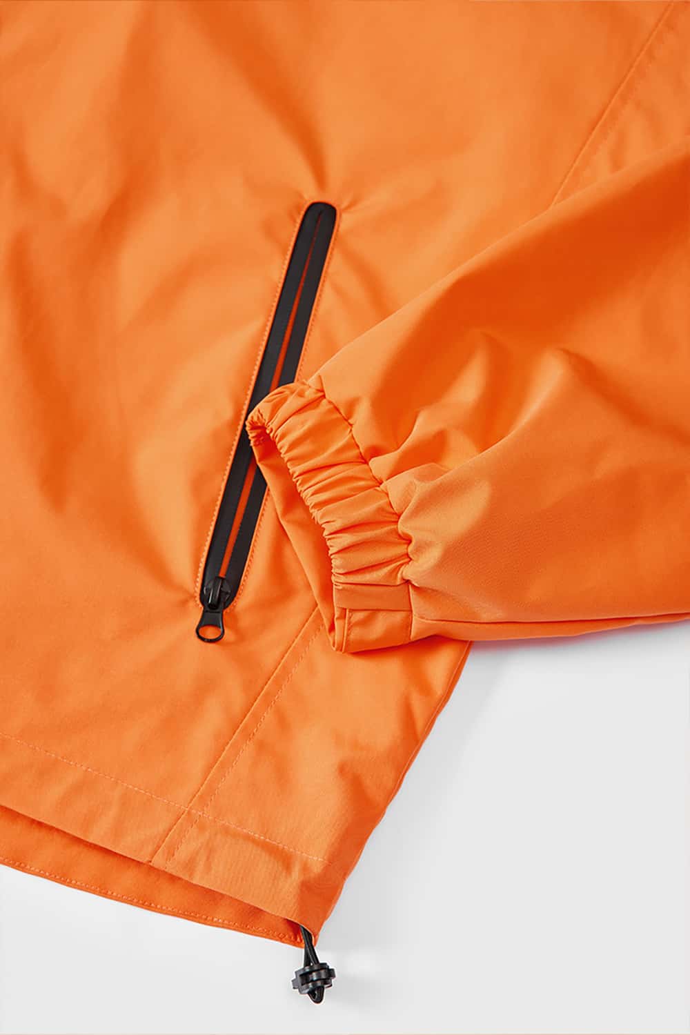 Printed Windbreaker Jacket with Zipper - Lightweight Outdoor Shell