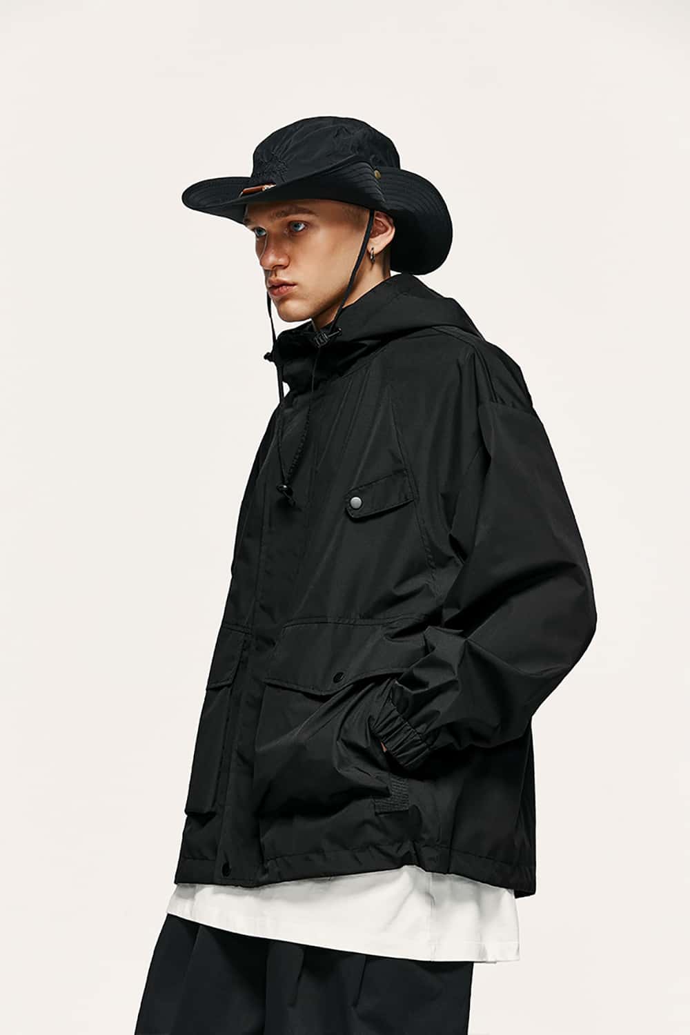 Teflon Coated Triple Protection Hooded Jacket - Outdoor Camping Gear