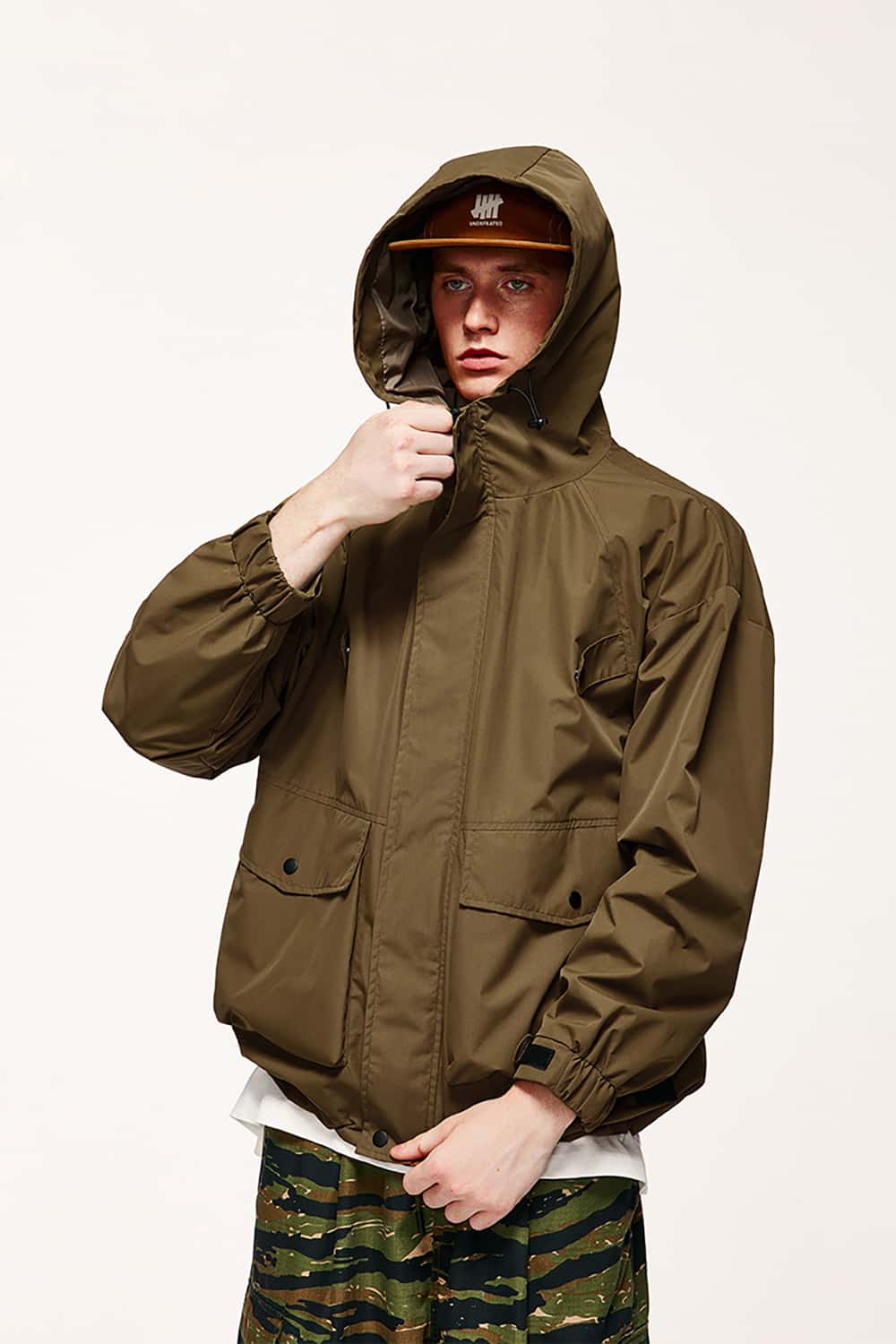 Teflon Coated Triple Protection Hooded Jacket - Outdoor Camping Gear