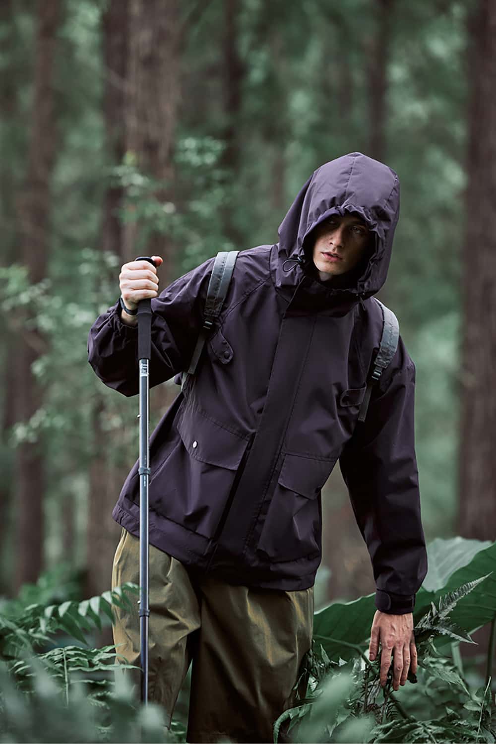 Teflon Coated Triple Protection Hooded Jacket - Outdoor Camping Gear