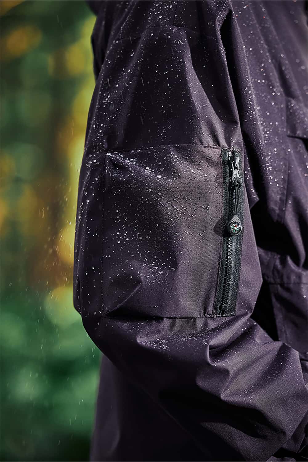 Teflon Coated Triple Protection Hooded Jacket - Outdoor Camping Gear