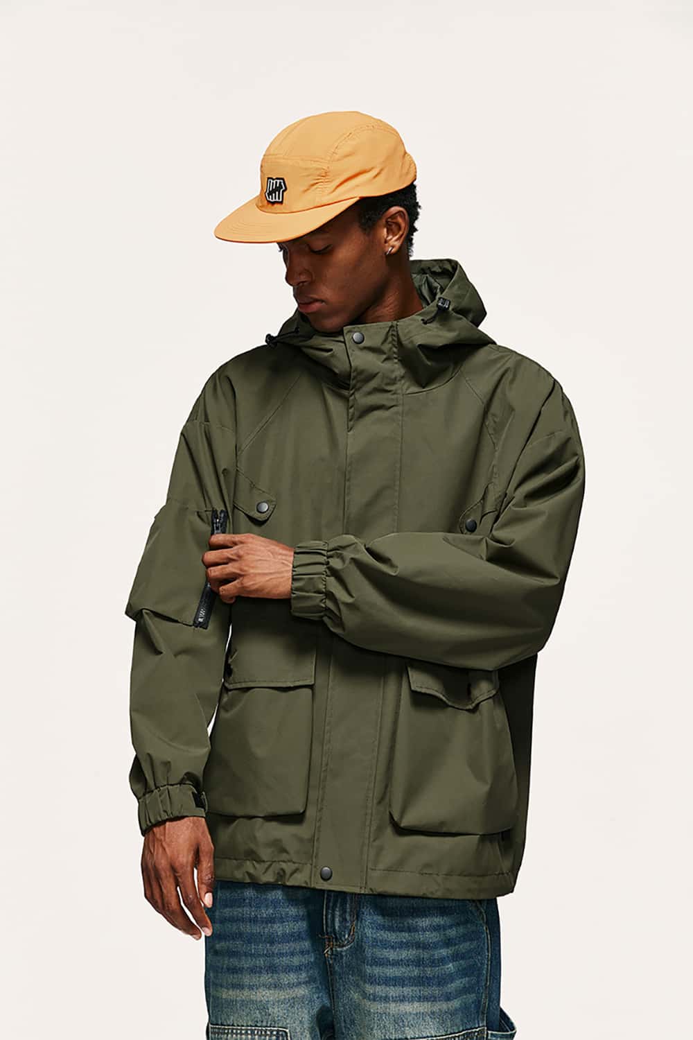 Teflon Coated Triple Protection Hooded Jacket - Outdoor Camping Gear