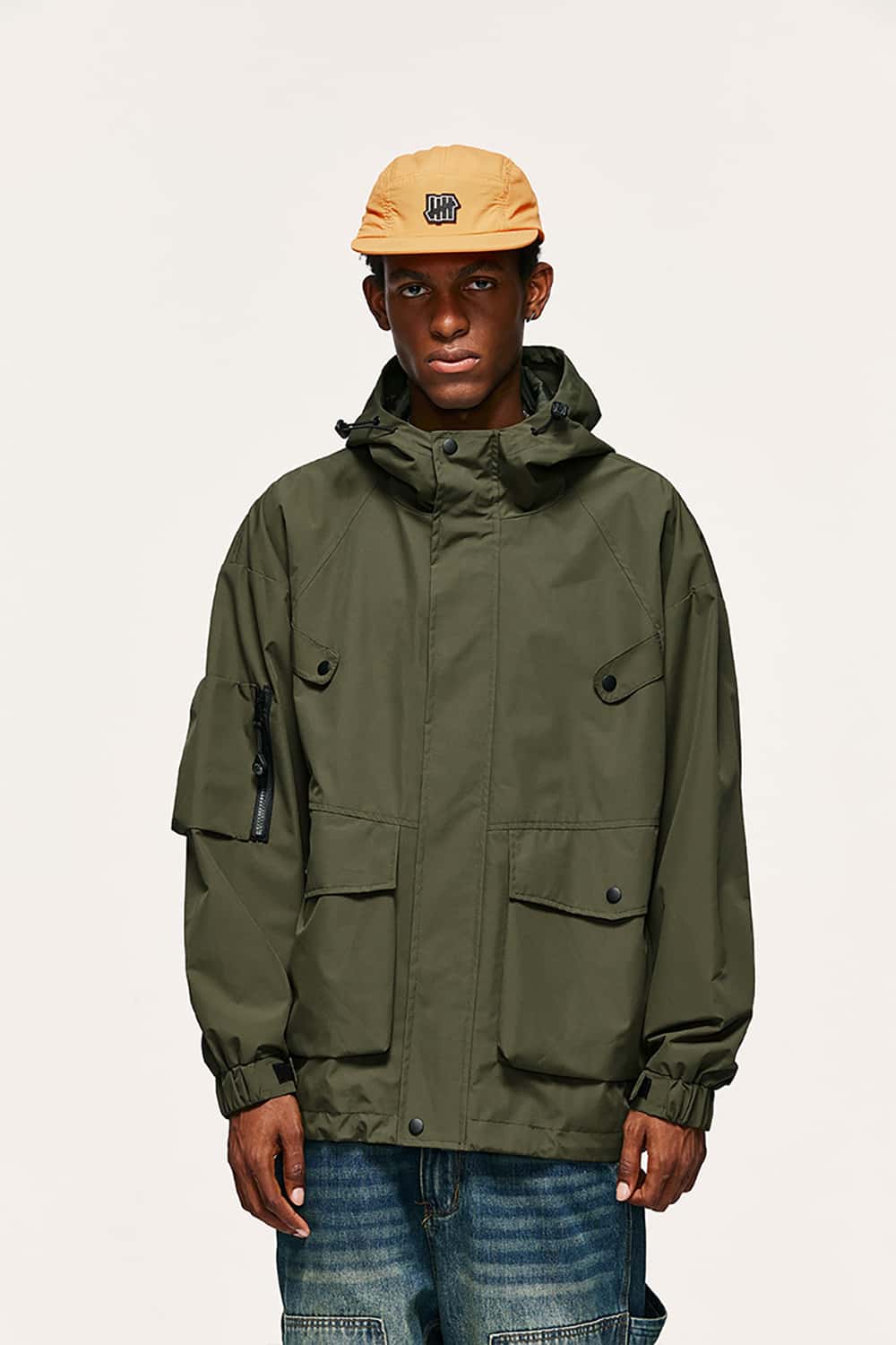 Teflon Coated Triple Protection Hooded Jacket - Outdoor Camping Gear