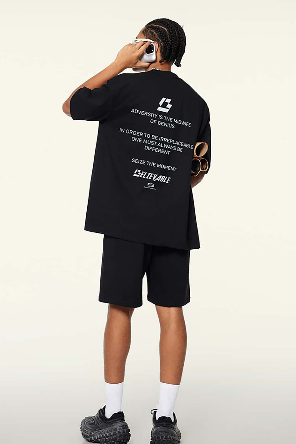 Eco-Friendly Streetwear Short Sleeve T-Shirt - "Loading" Print