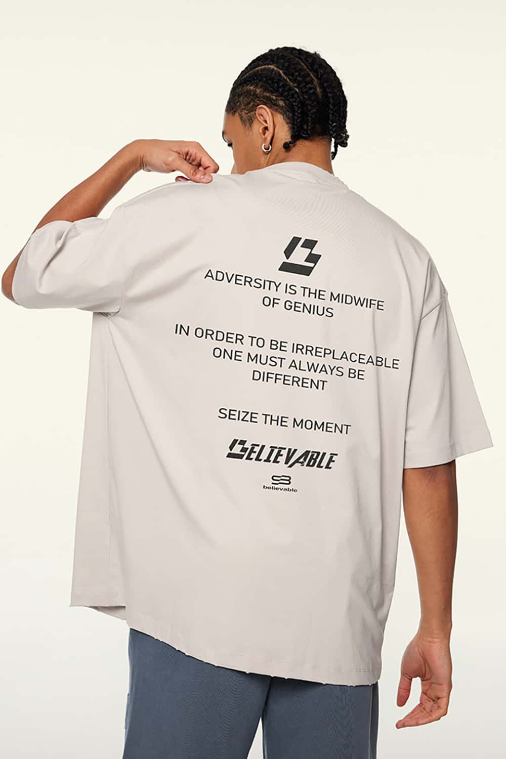 Eco-Friendly Streetwear Short Sleeve T-Shirt - "Loading" Print