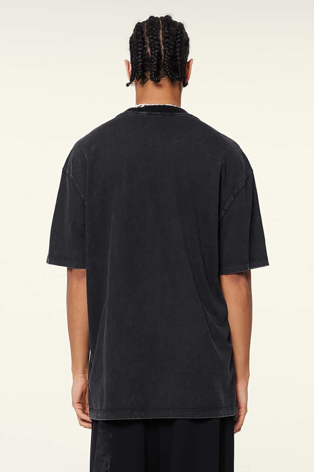 High Street Racing Slogan Loose Fit Washed Round Neck Short Sleeve T-Shirt