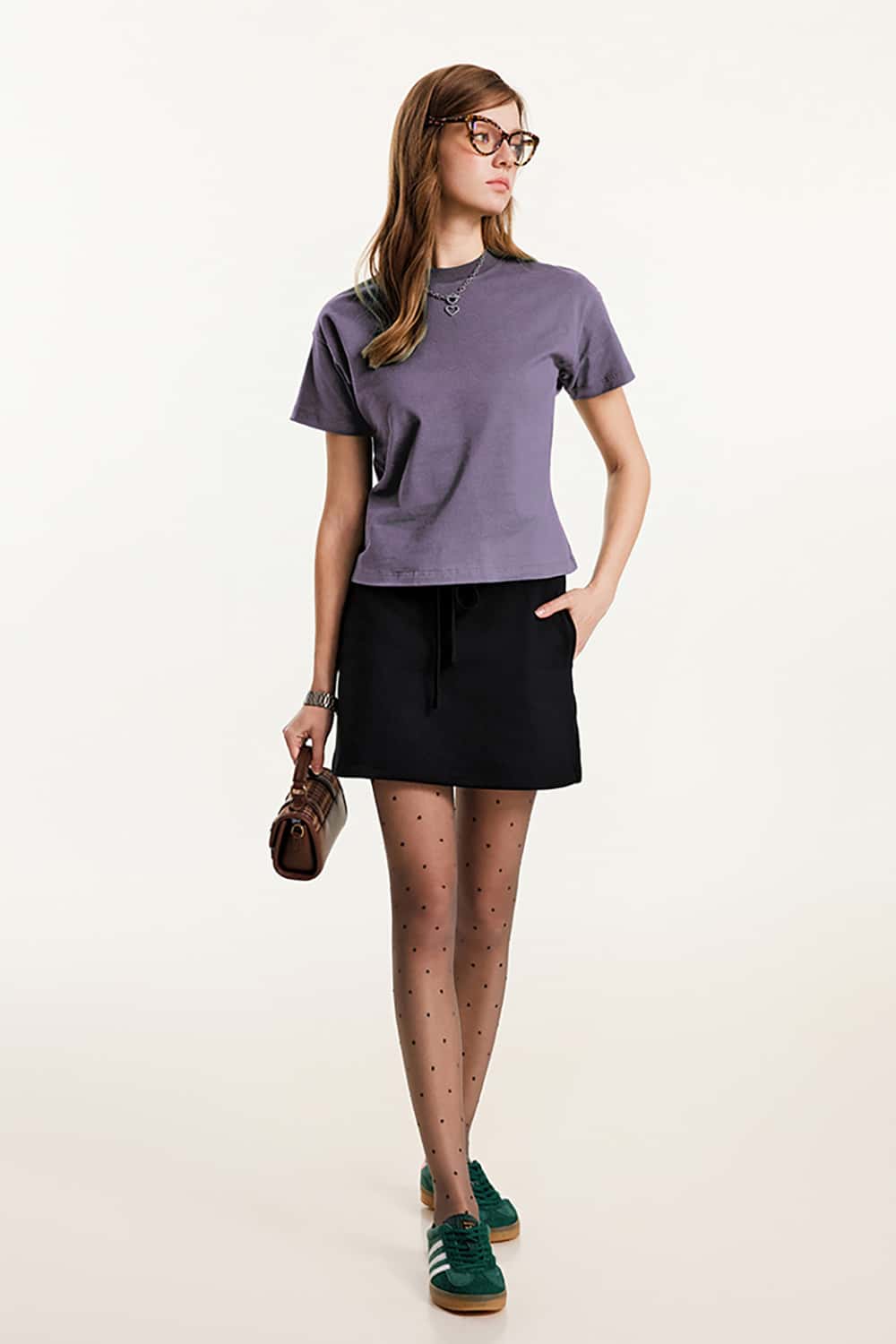 Long Staple Cotton Round Neck Casual Sport Short Sleeve Slimming T-Shirt