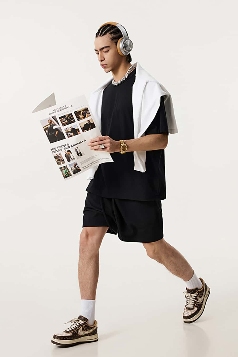 Quick-Dry Sports Tee with Small Collar - Solid Color Sun Protection Short Sleeve T-Shirt