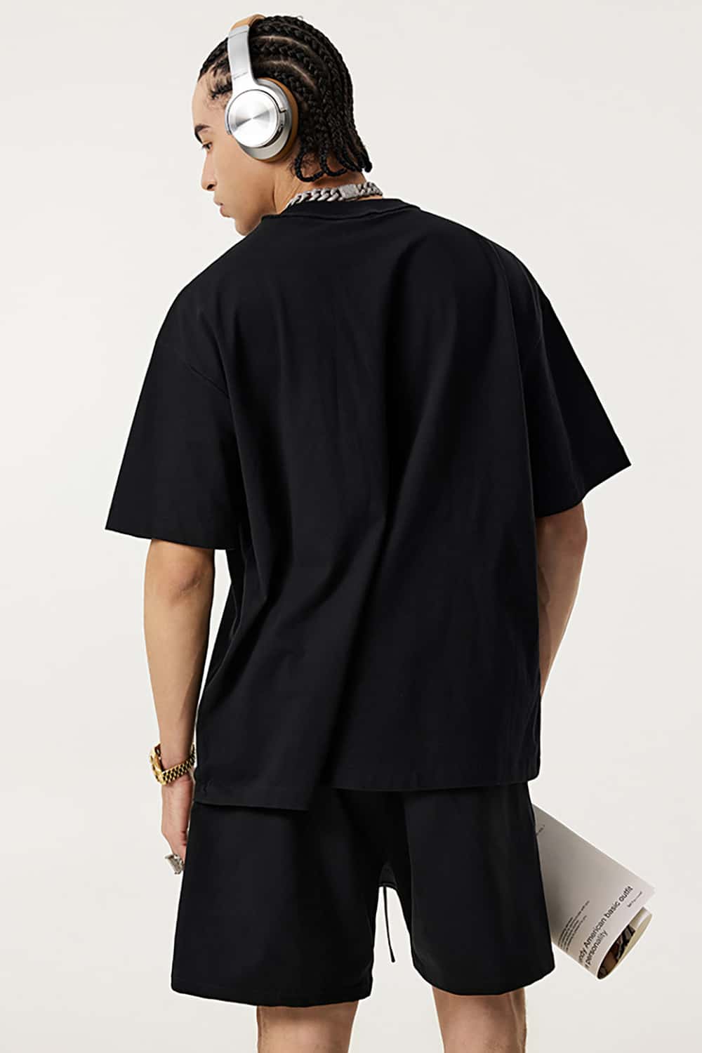 Quick-Dry Sports Tee with Small Collar - Solid Color Sun Protection Short Sleeve T-Shirt