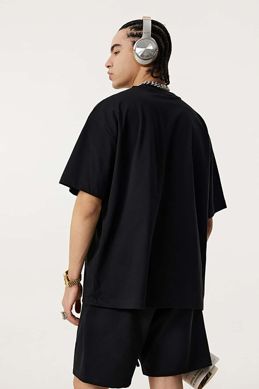 Quick-Dry Sports Tee with Small Collar - Solid Color Sun Protection Short Sleeve T-Shirt