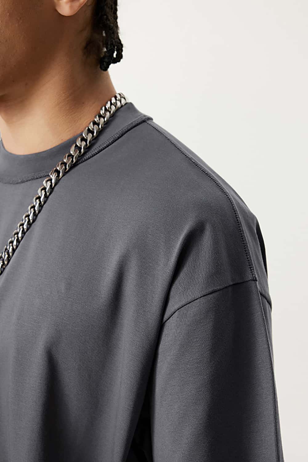 Quick-Dry Sports Tee with Small Collar - Solid Color Sun Protection Short Sleeve T-Shirt